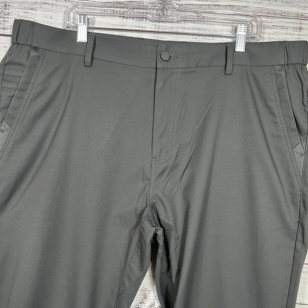 Jack Archer Pants Jetsetter Mens 40x30 Gray Slim Fit Performance Golf Chino